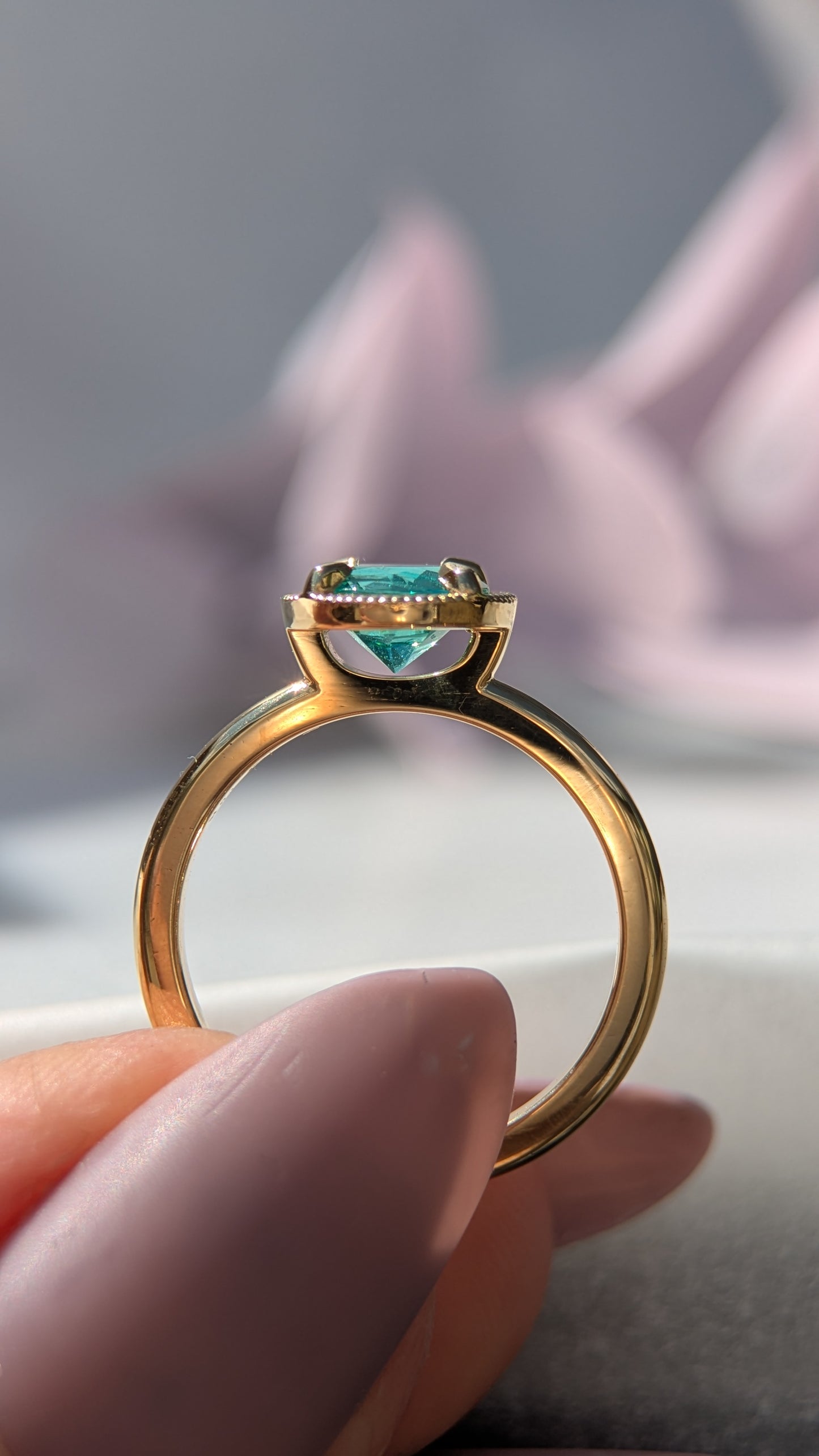 (Now available in the Sadie Ring) 1.32ct Natural Emerald Sadie Ring