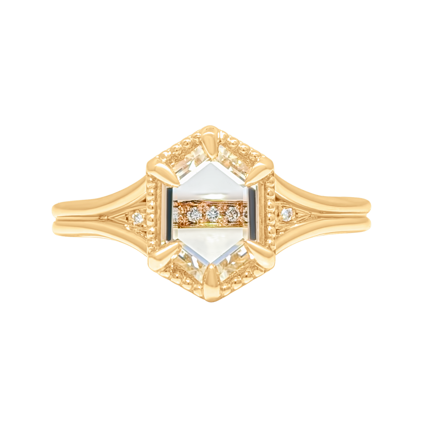 Mirage Hexagon Setting - Build Your Own Ring