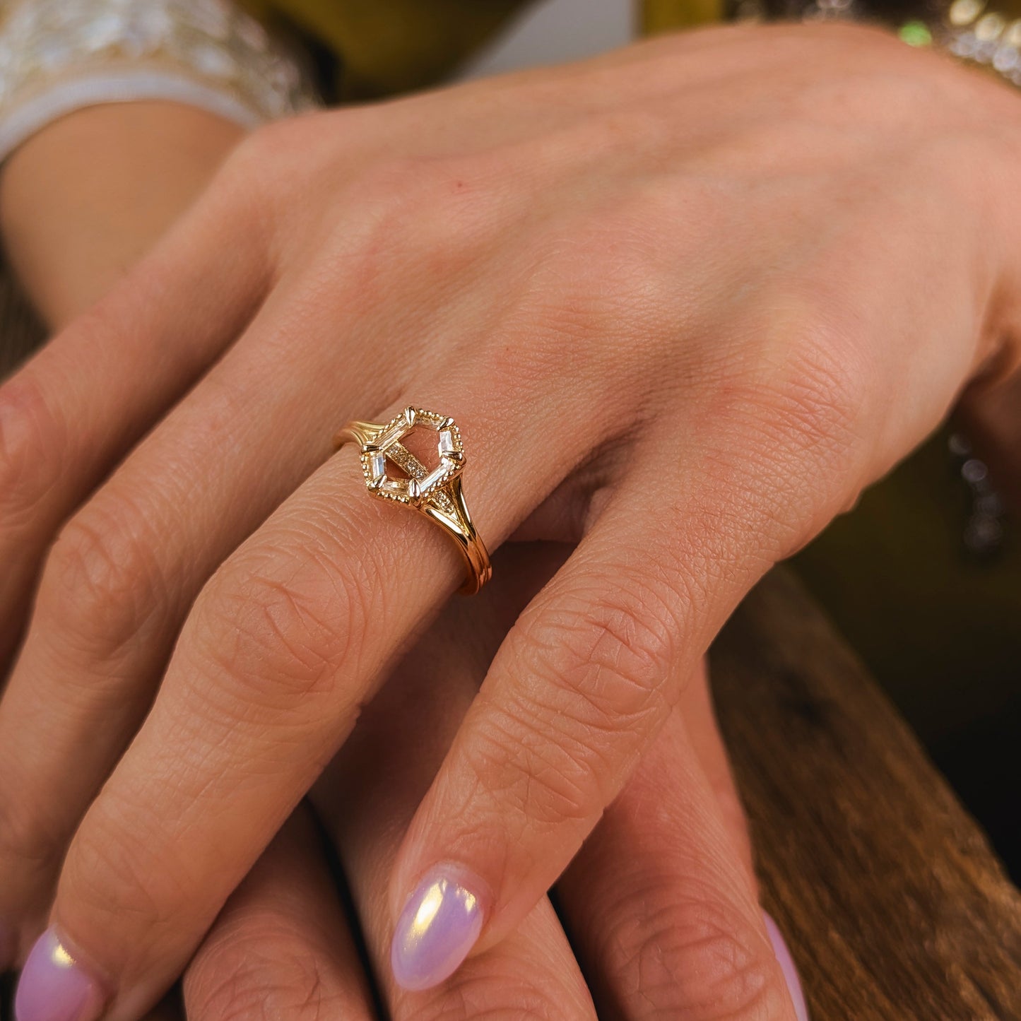 Mirage Hexagon Setting