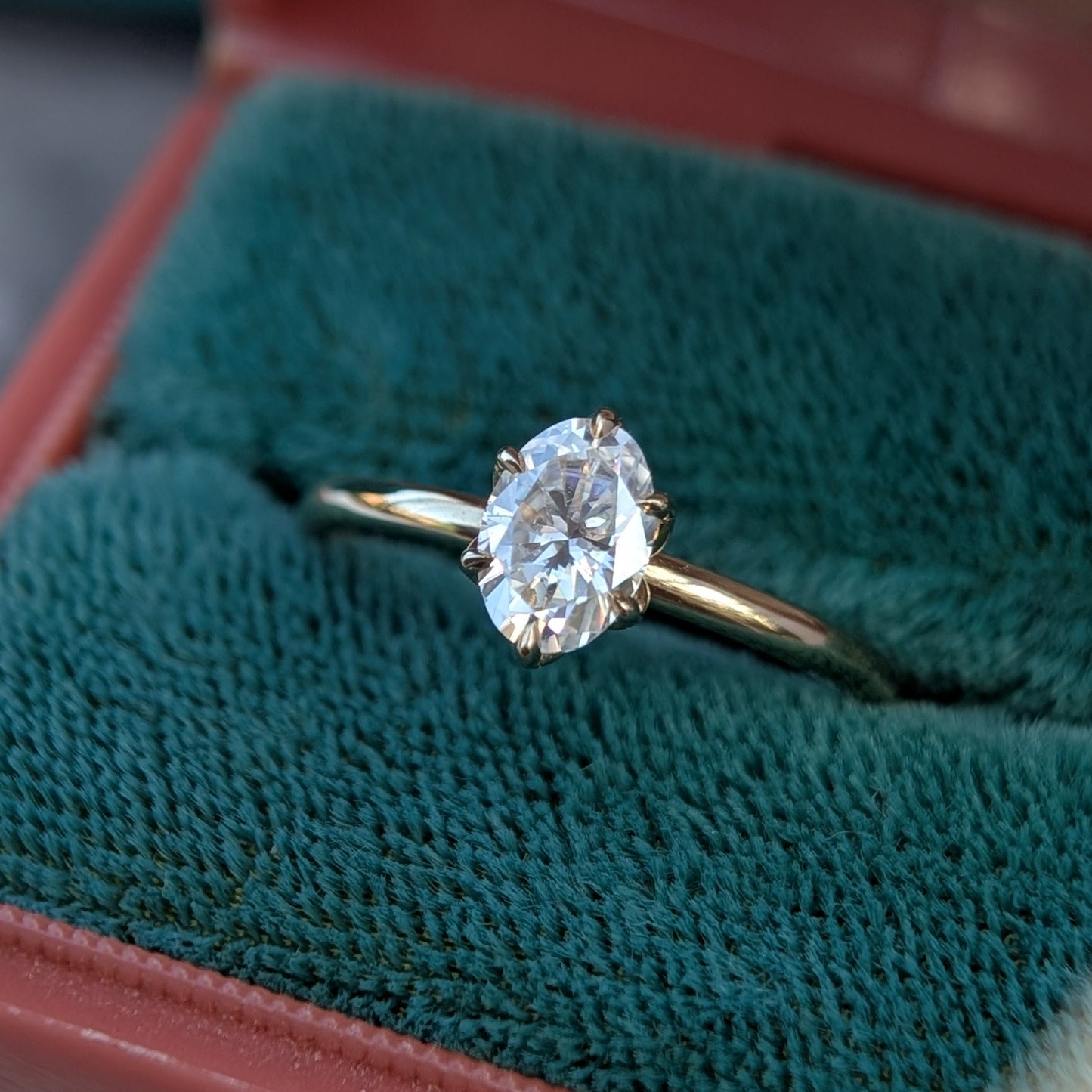 Tulip 6 Prong Oval Setting