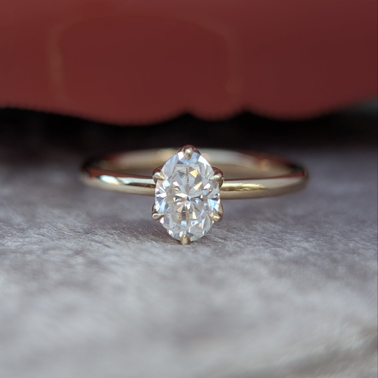 Tulip 6 Prong Oval Setting