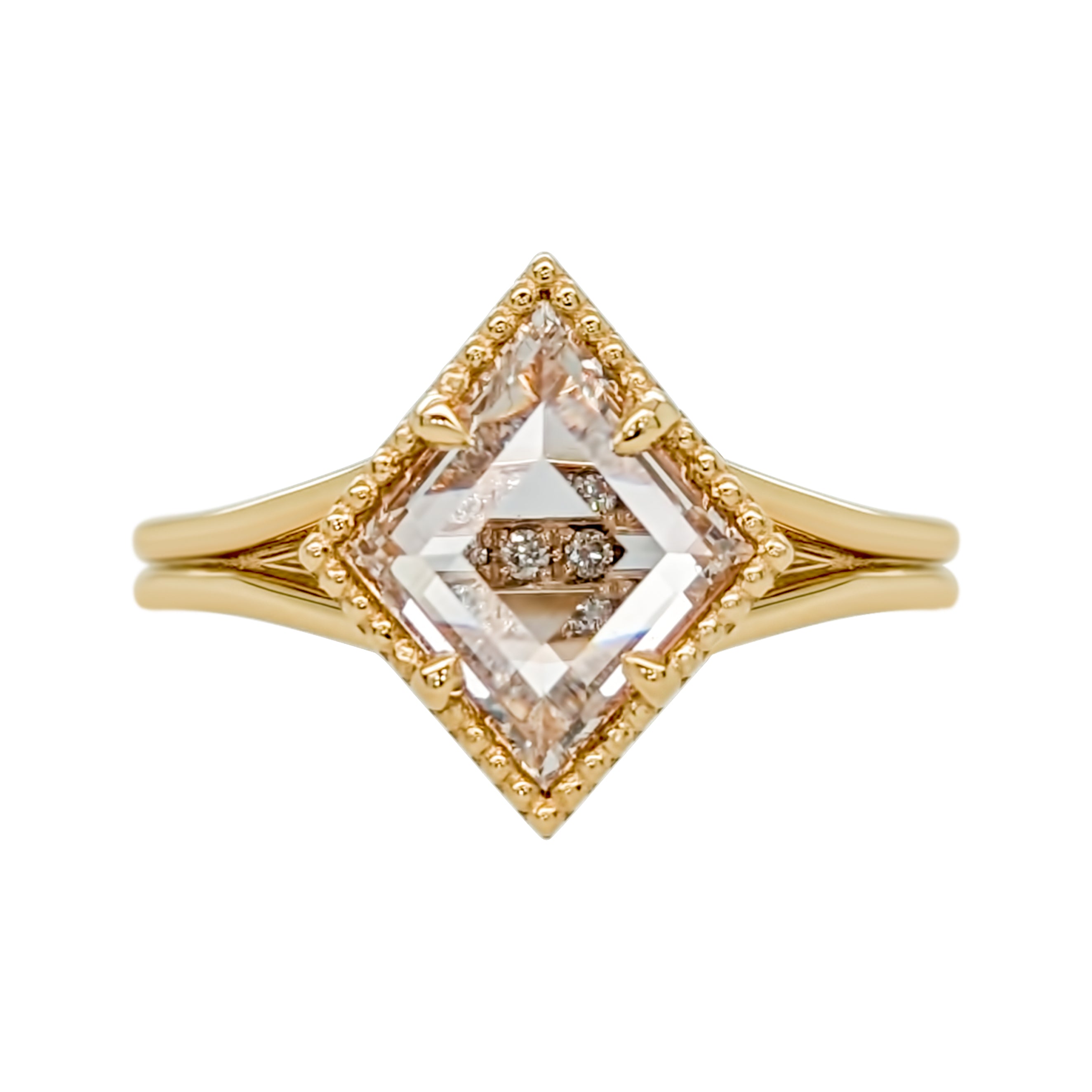 14k White Gold Men's Ring With Elysium Black Diamond Inlay And Eternit |  Revolution Jewelry