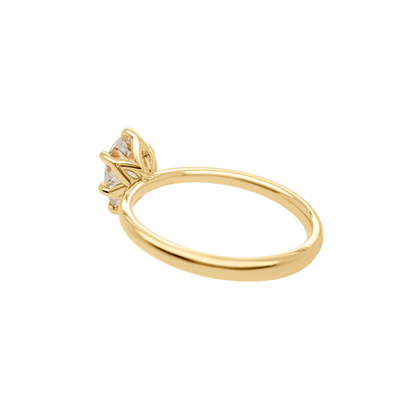 Tulip 6 Prong Pear Setting