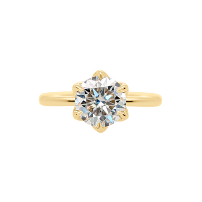 Tulip 6 Prong Round Setting