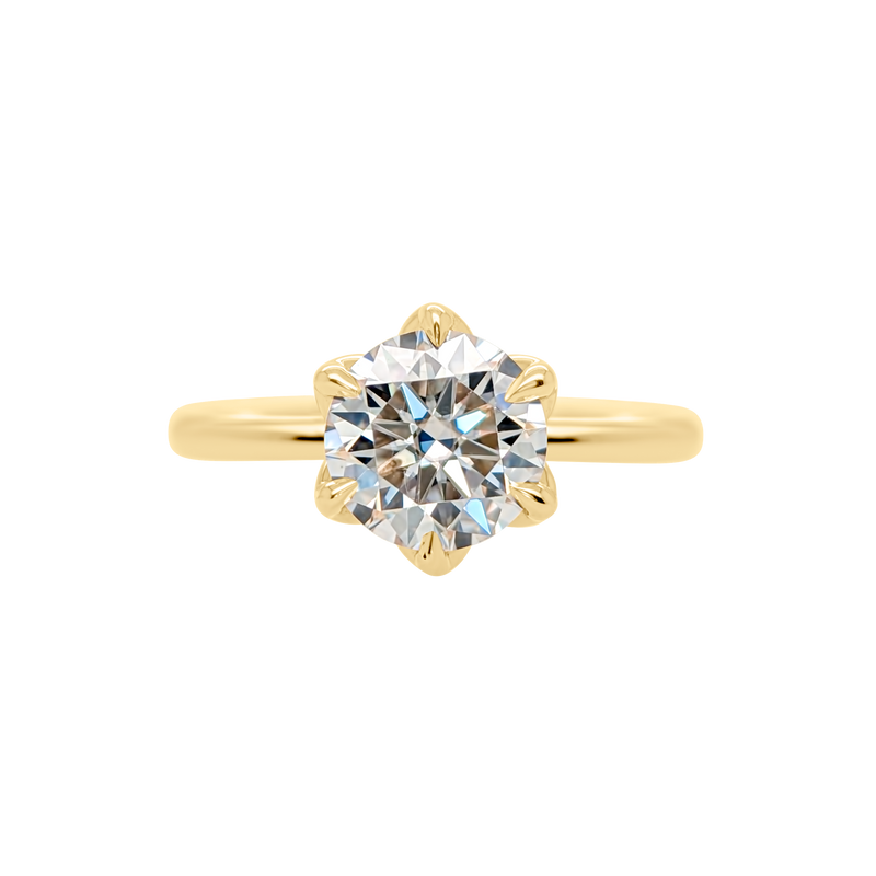 Tulip Round Setting – Build Your Own Ring