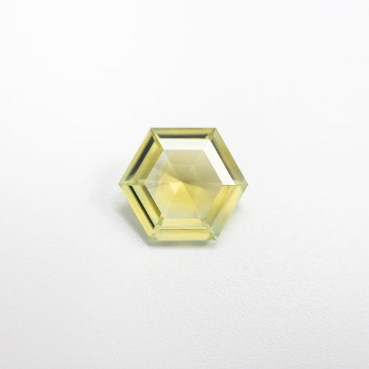 0.75ct 6.72x5.84x2.44mm Hexagon Step Cut Sapphire 19874-01