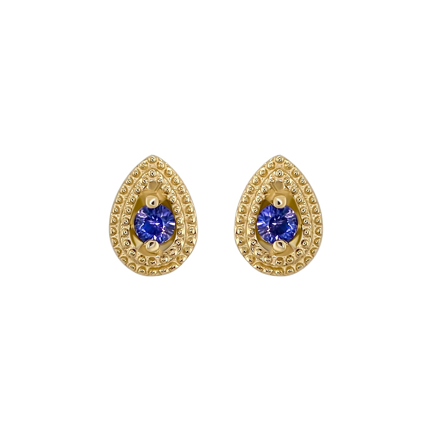 Crocus Flower Purple Eleanor Studs