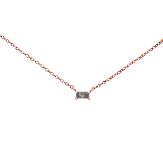 Feyre Baguette Diamond Necklace